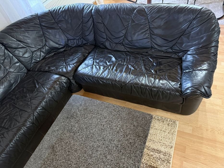 Narożnik skórzany półokrągły