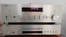 Zestaw Yamaha  R-N 803 D / B&W 603 white/ B&W ASW610 CD-S700