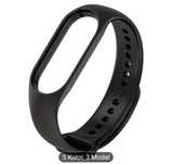 Czarna silikonowa opaska do zegarka Xiaomi Mi Band