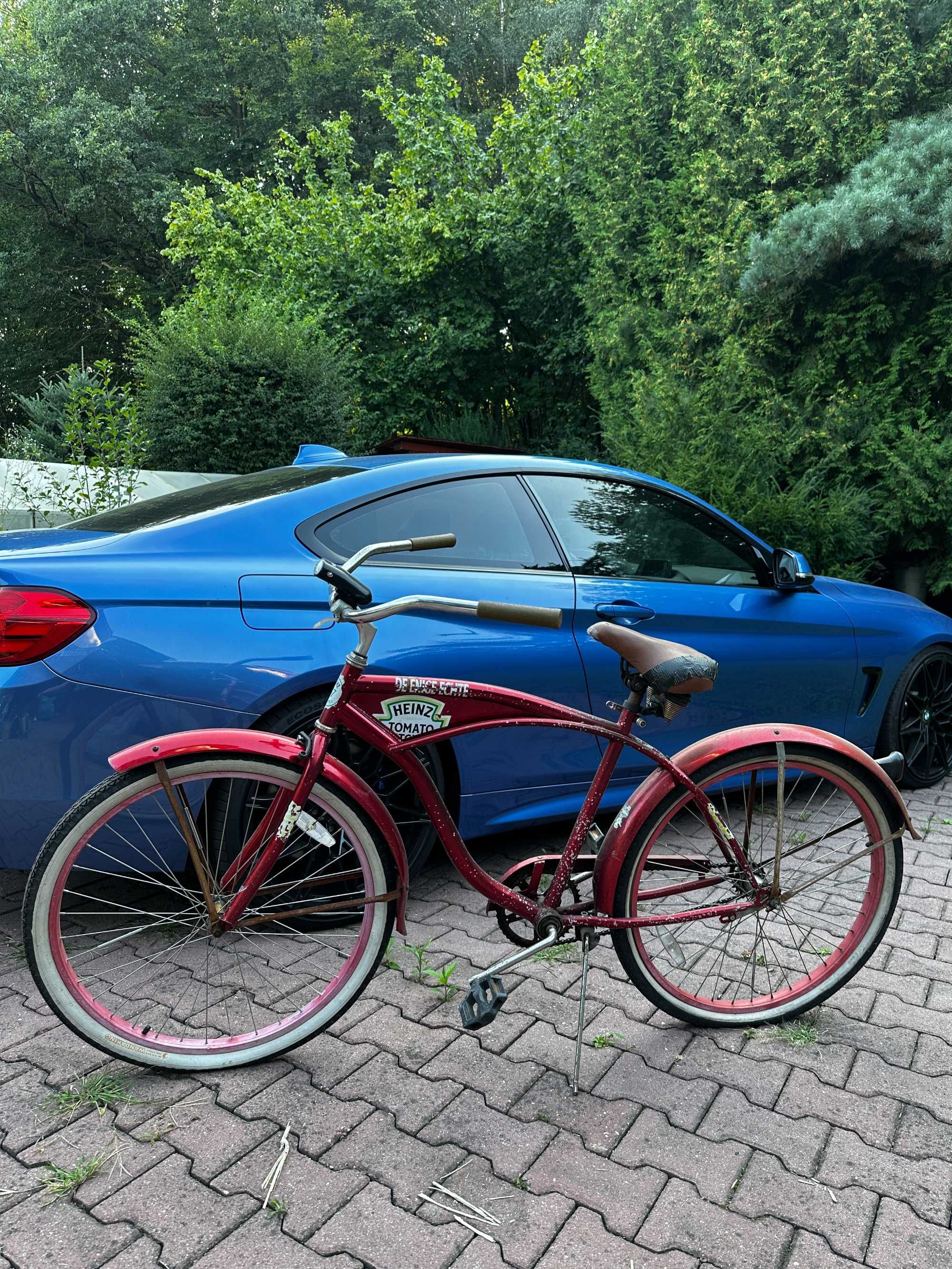Rower oldschool vintage holenderka amerykański reklama heinz.