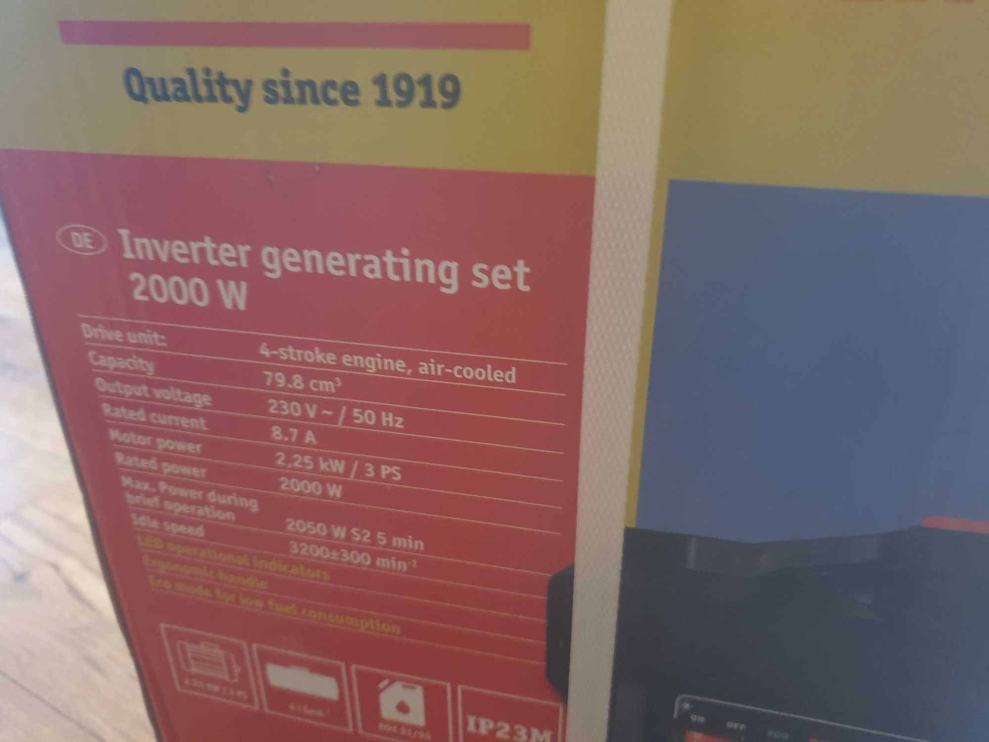 WALTER Inwerterowy generator prądu 2000