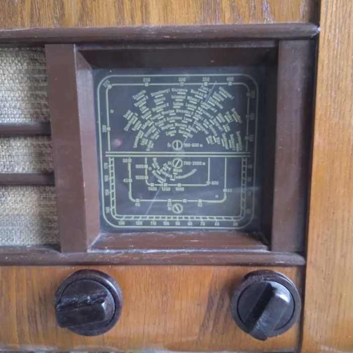 unikat stare radio 1954 Pionier U3 lampy stacja Stalinogród