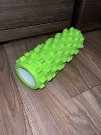 Wałek do jogi roller masaż crossfit zielony