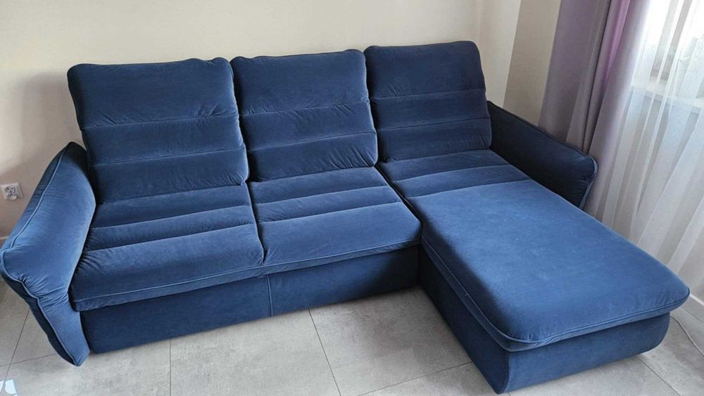 Narożnik rozkładany z funkcją spania