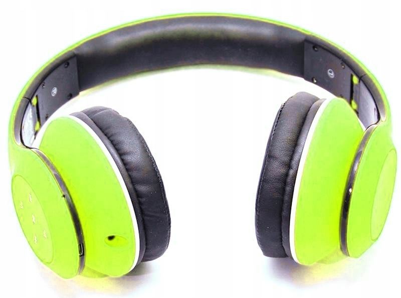 Wygodne Bezprzewodowe Słuchawki Nauszne Bluetooth Mikrofon Akumulator