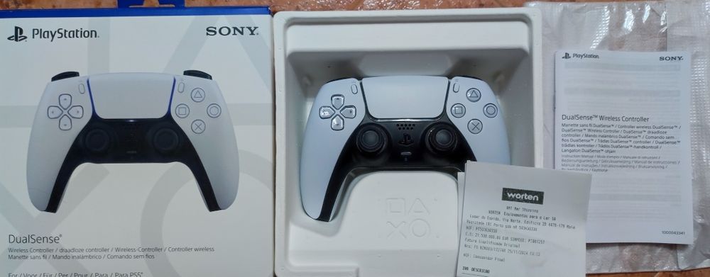 Comando SONY DualSense Wireless Branco (PS5 - PC) + Oferta de CABO