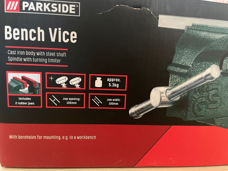 Чавунні лещата наковальня Parkside