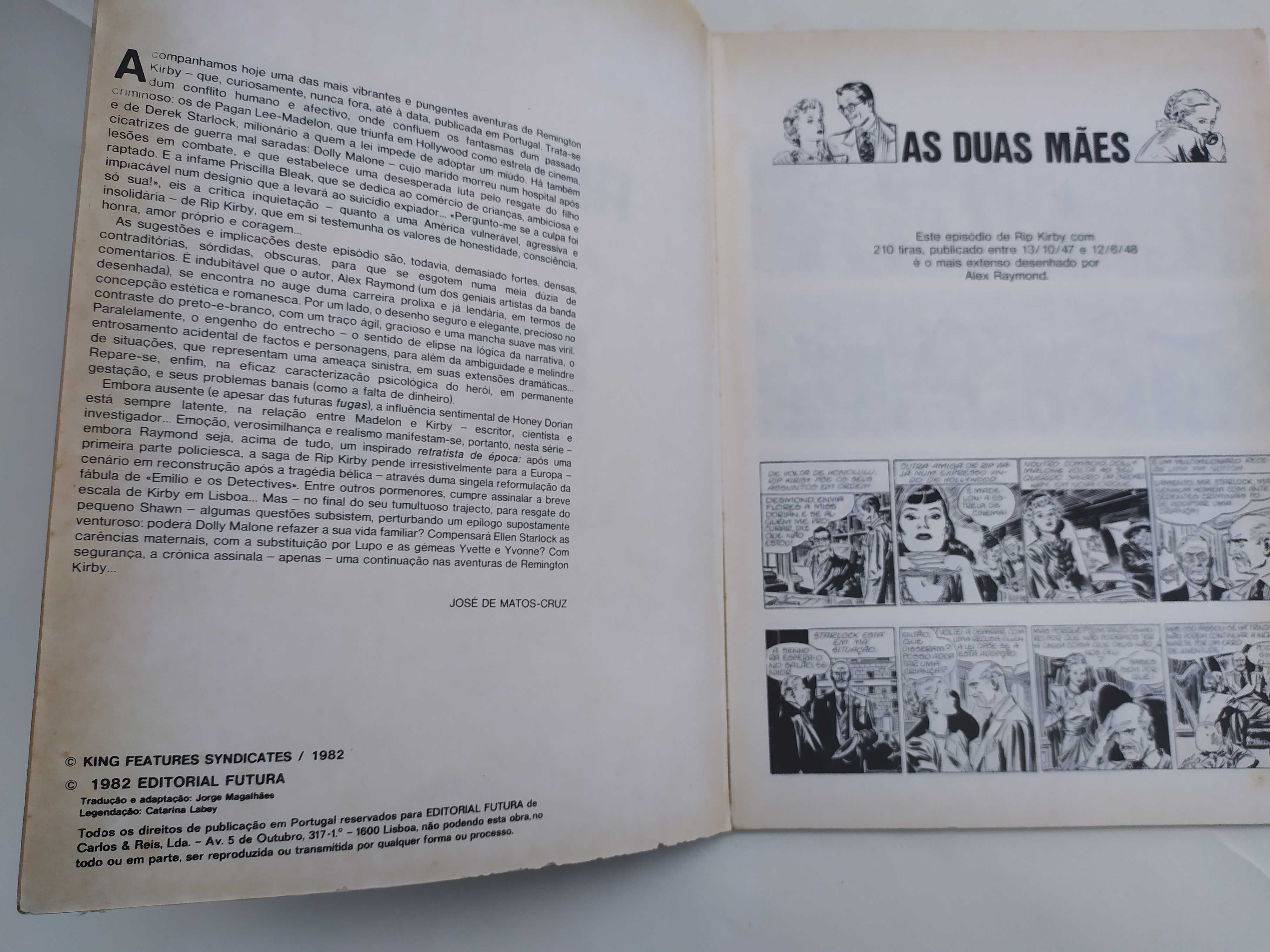 Antologia da BD Clássica nº 3 Rip Kirby – Alex Raymond 1982