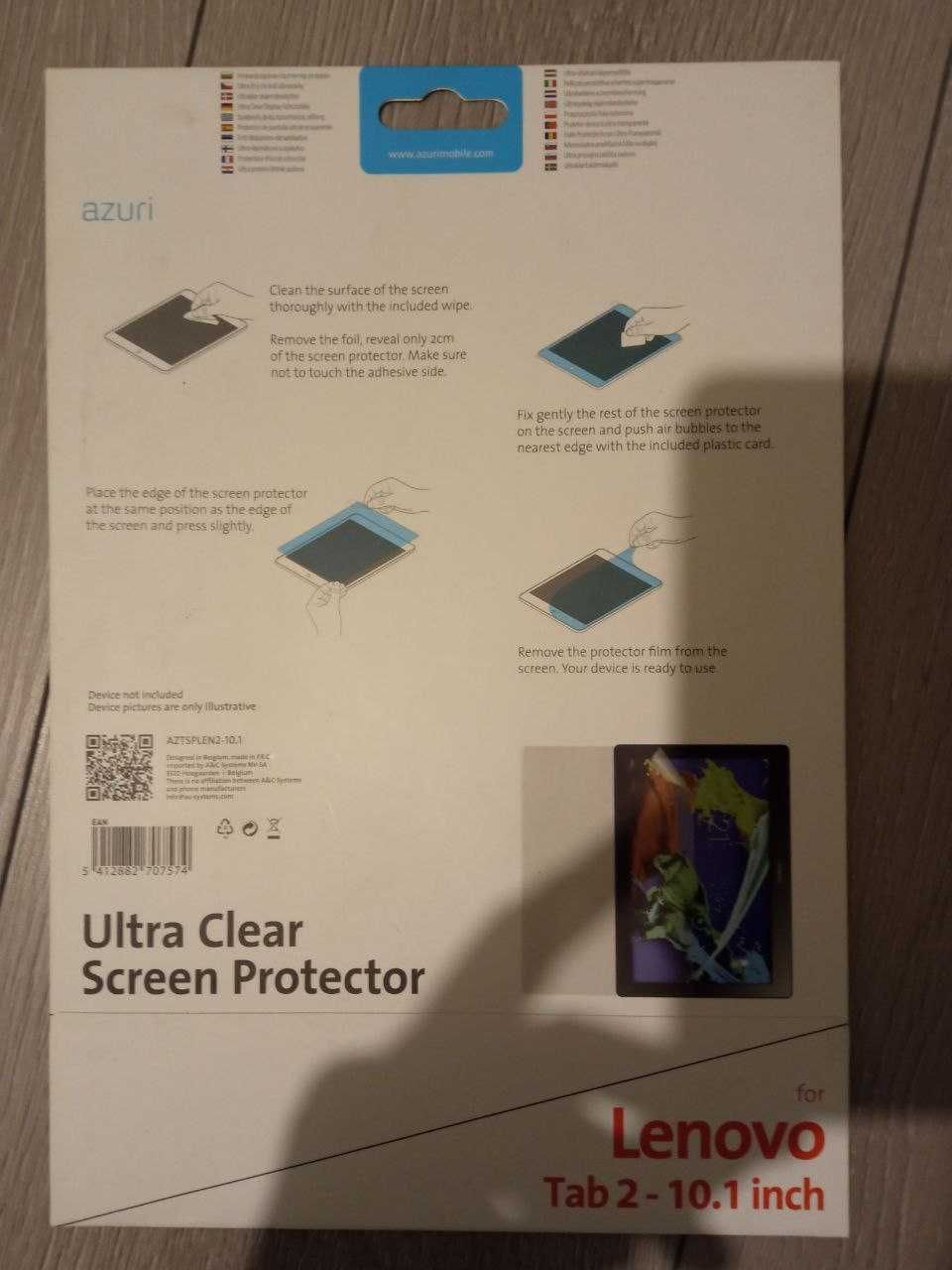 Ultra przejrzysty ochroniacz ekrany Lenovo Tab 2 10,1 cali