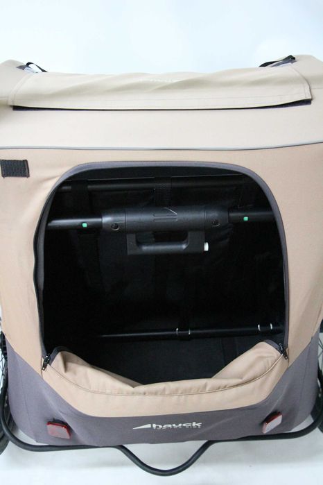 Przyczepka rowerowa dla dzieci Hauck Dryk Duo 2w1 Jogger wózek brown