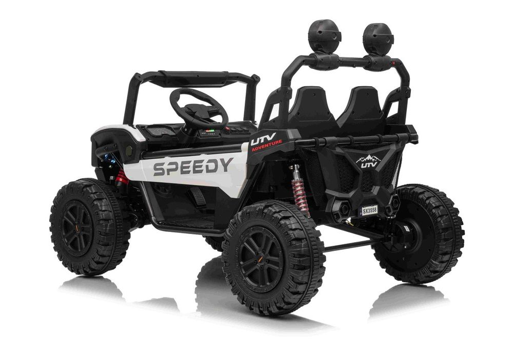 800w 4x4 2osobowyauto na akumulator  Buggy SPEEDY 4x4  Biały