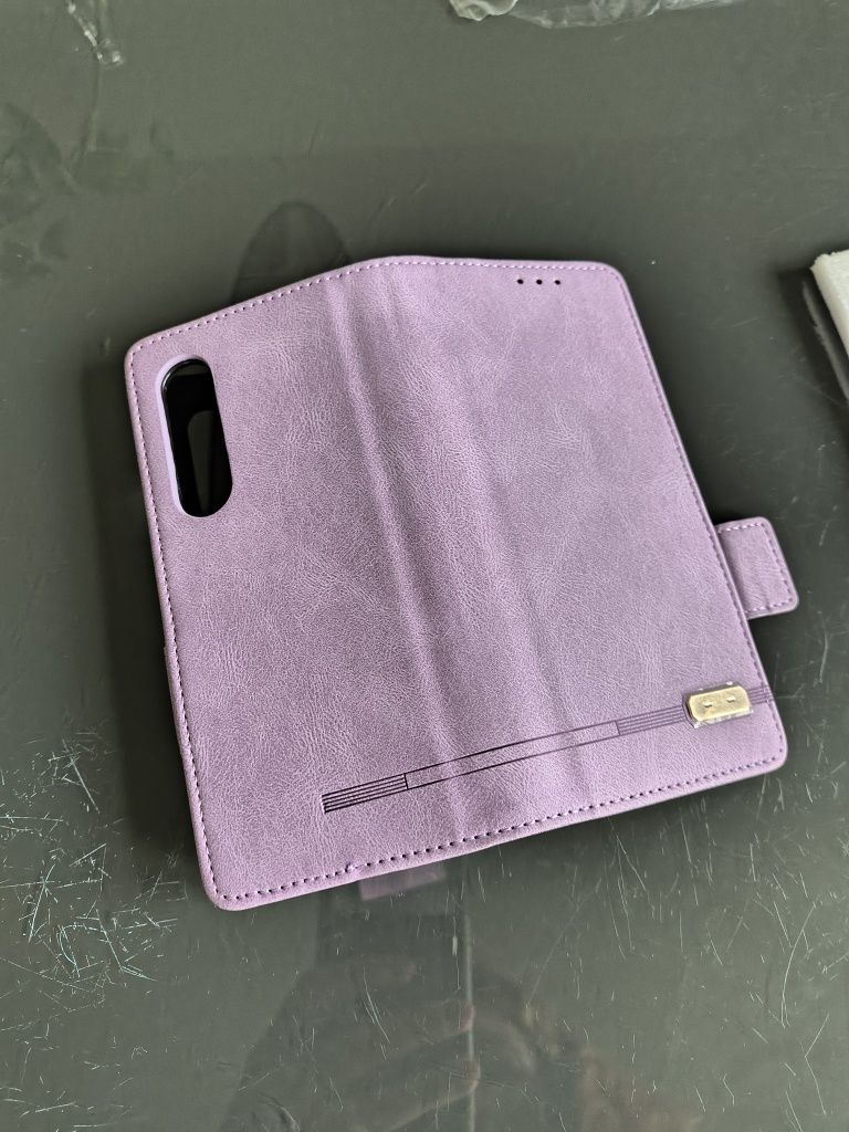 Etui Samsung Z fold 3 fioletowe magnetyczne