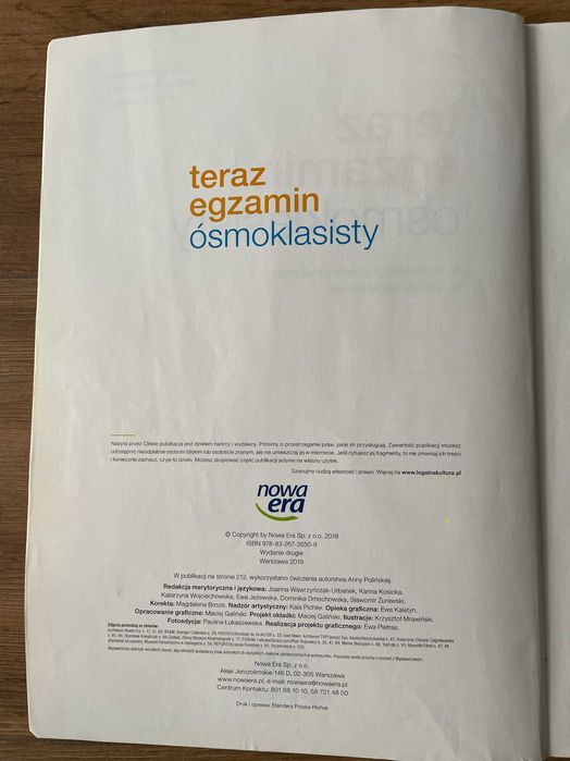 Repetytorium ósmoklasisty język polski Nowa Era