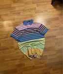 (S) Радужная футболка поло POLO RALPH LAUREN PRL хлопковая бавовна