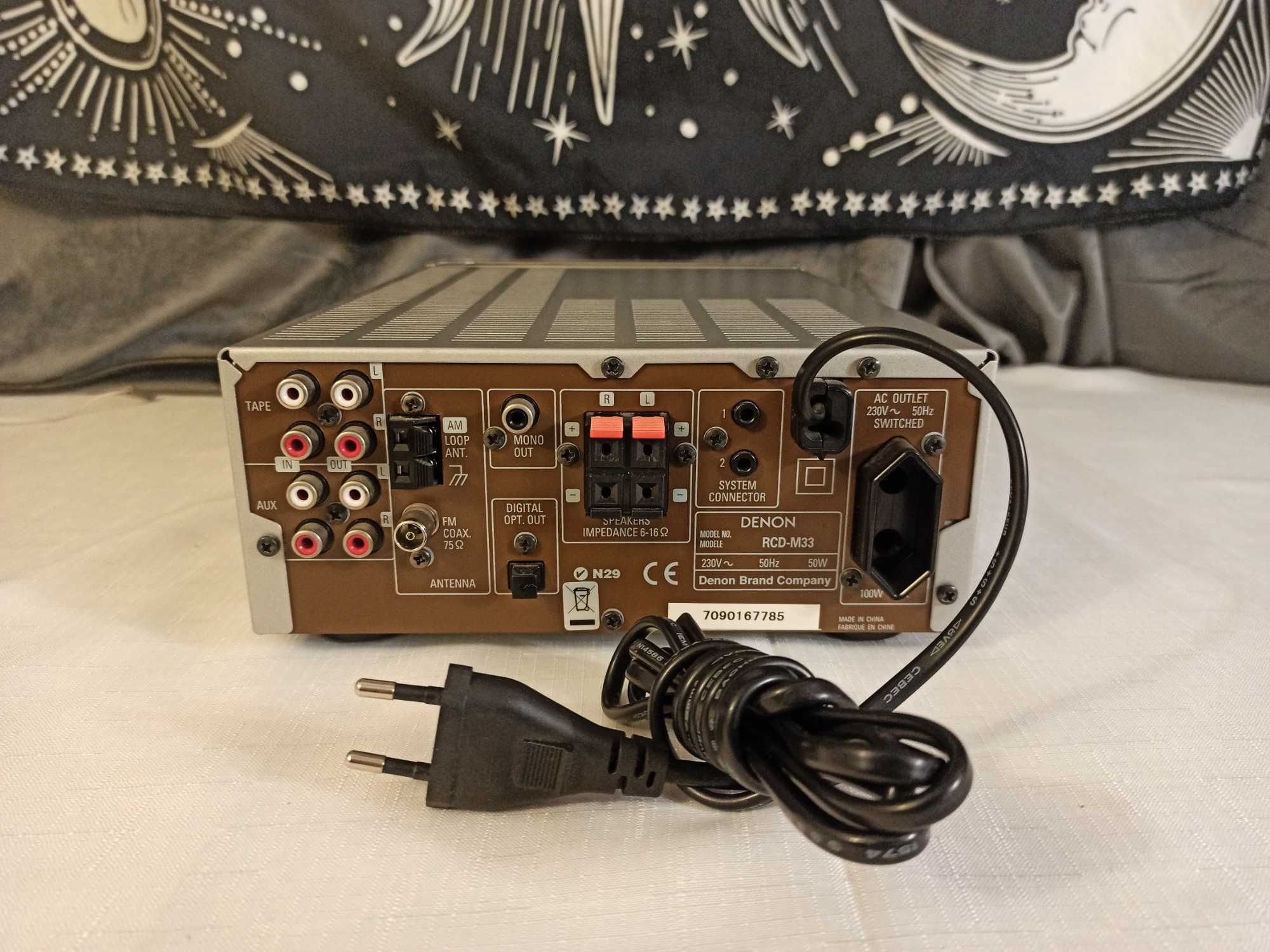 Amplituner z odtwarzaczem CD DENON RCD-M33 miniwieża