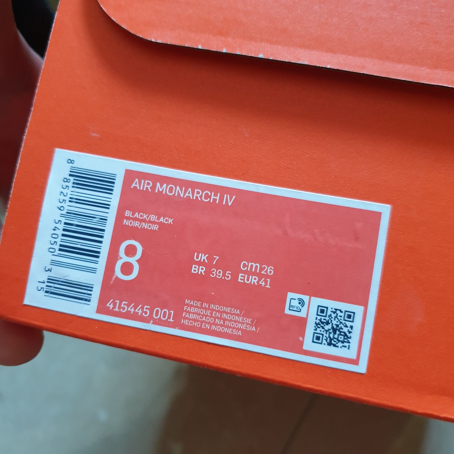 Nowe buty Nike Performance AIR MONARCH IV kupione w Zalando 41 = 26cm