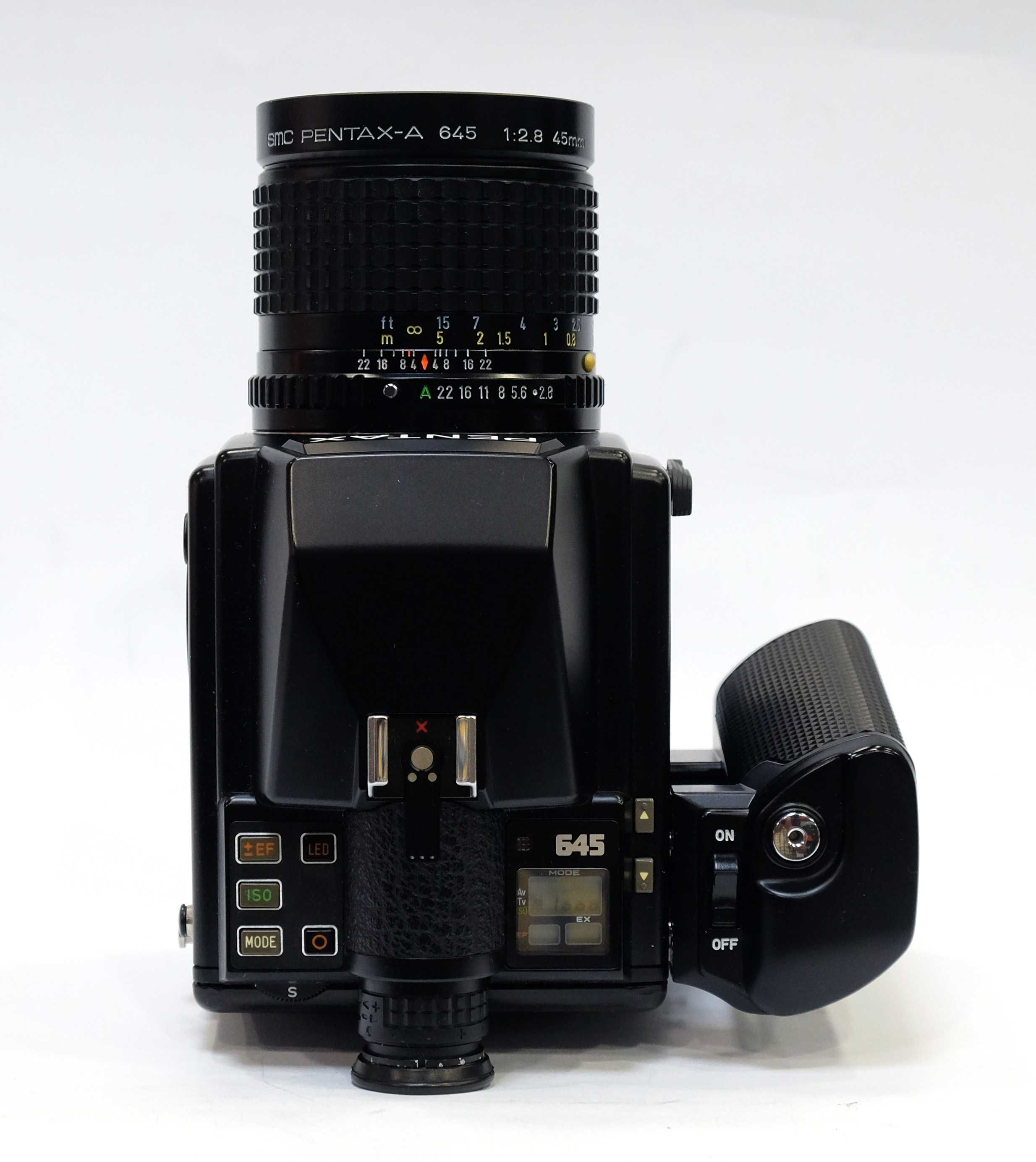 Aparat Pentax 645-średnioformatowy analogowy + 2 obiektywy. GWARANCJA!