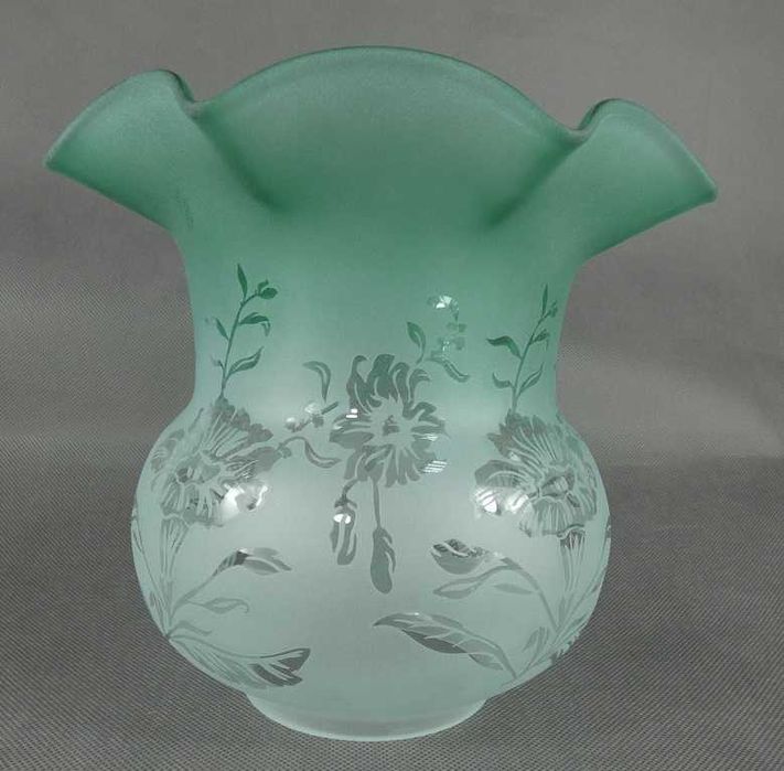 Zielony TULIPAN klosz LAMPA NAFTOWA 9,7 cm