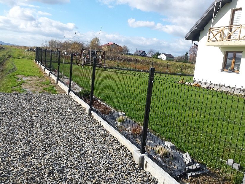 Ogrodzenie panelowe kompletne 49zl ocynk+Kolor!