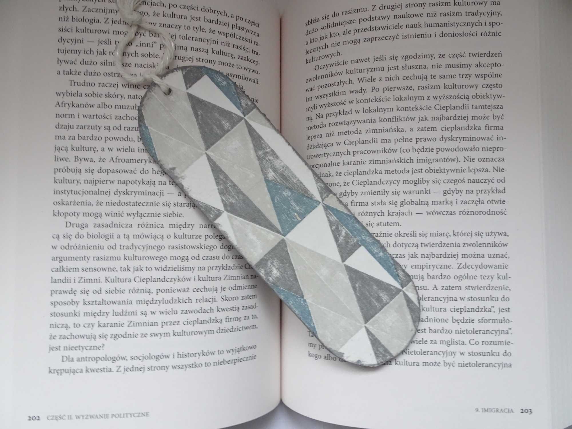Zakładka drewniana  do książki decoupage./ prezent Dzień Matki