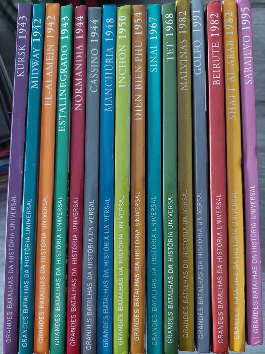 Coleção "Grandes batalhas da história universal" - 33 livros