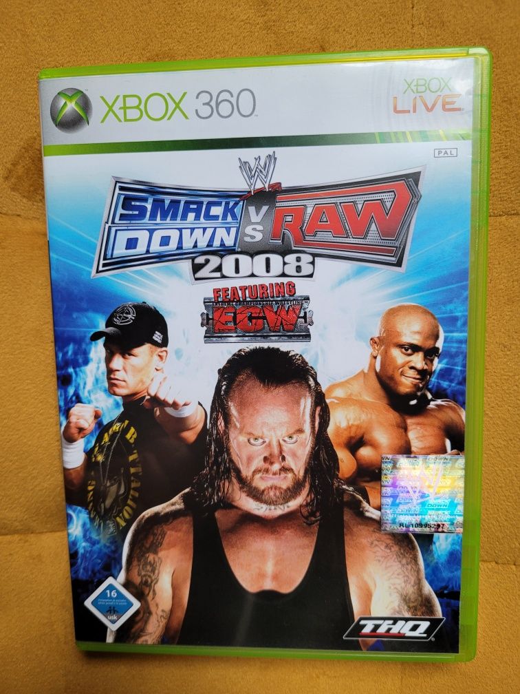 SmackDown vs RAW 2008 gra Xbox 360