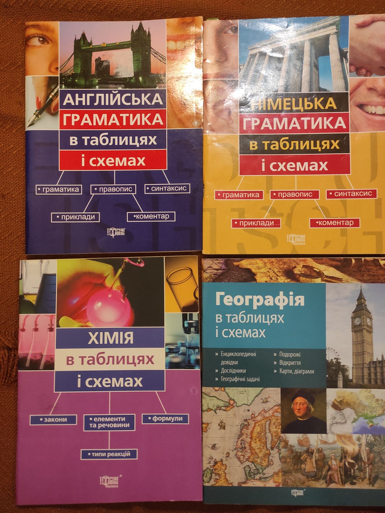 Підручники для підготовки до ЗНО.