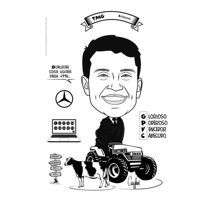 Caricatura de finalista