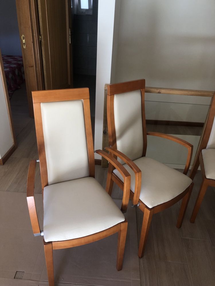 Vendo masa ext. Com seis cadeiras