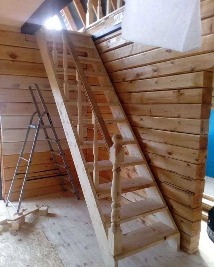 Лестницы Перила Из дерева Под ключ Изготовление и установка
