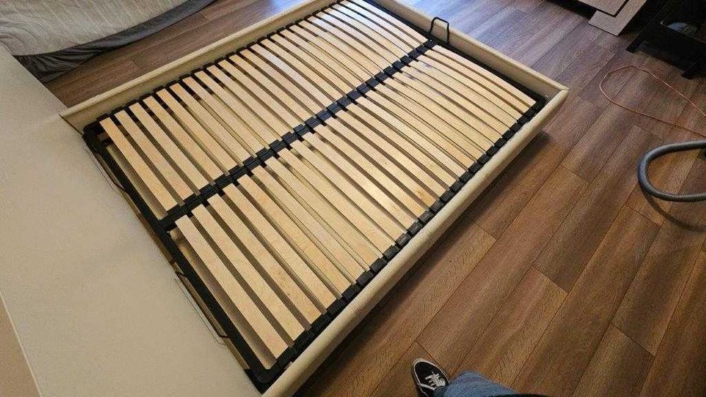 Stelaż 160x200cm do ramy łóżka uchylny, 2 osobowy, solidny, stan BDB,