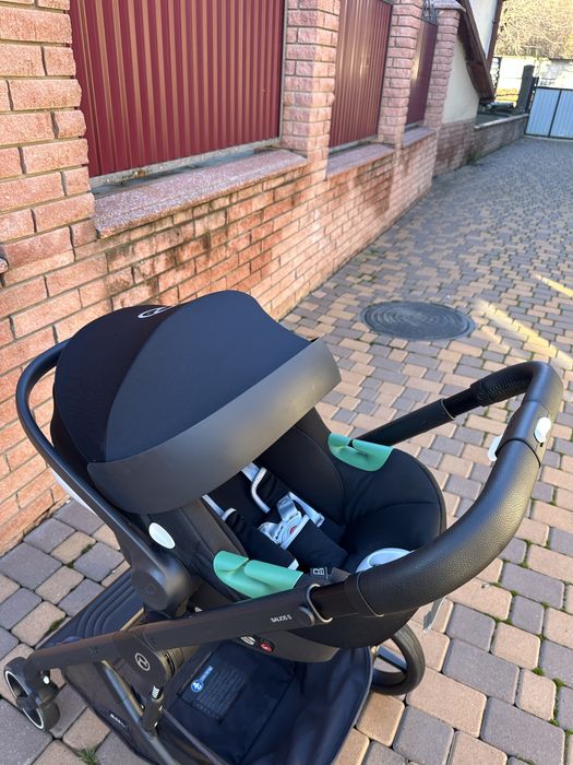 Коляска Cybex balios S Lux 3 в 1 Stone grey і Anton B2 i-Size 2024