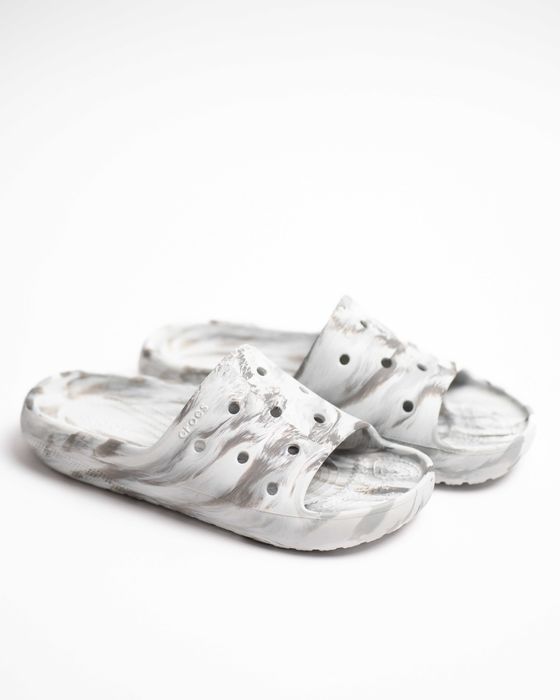 Мужские шлепанцы Crocs Classic Marbled Slide (3 цвета) Оригинал