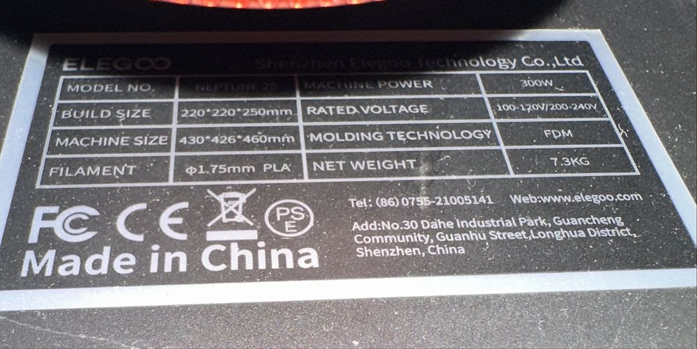 3D-принтер Elegoo Neptune 2S