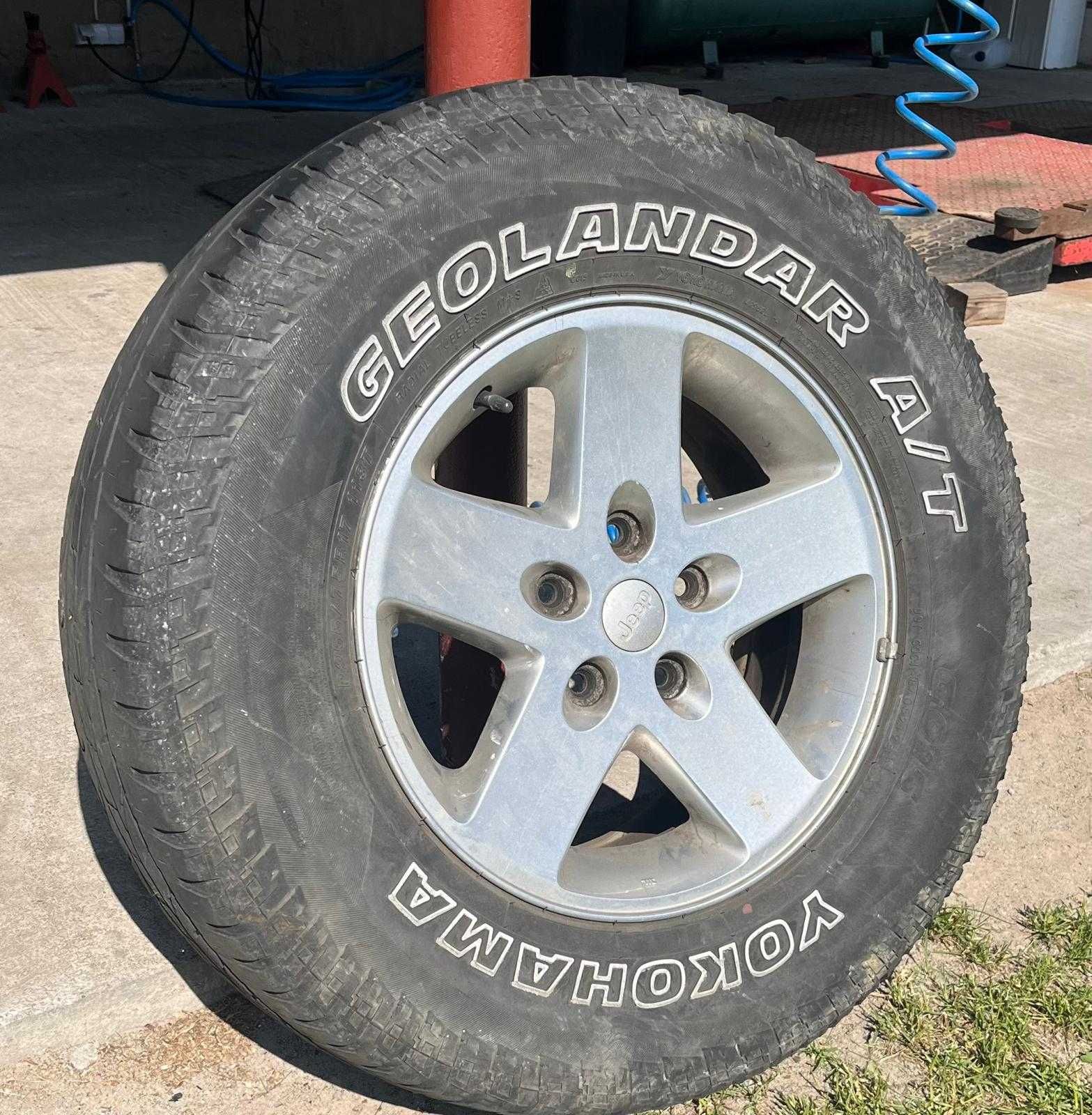 Felgi + opony JEEP Wrangler JK