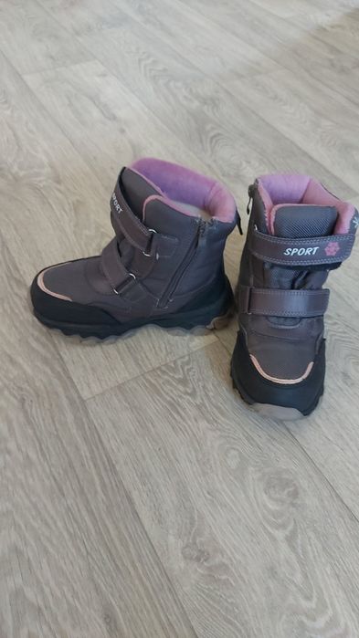 Термо сапоги на девочку 32 р-20,5