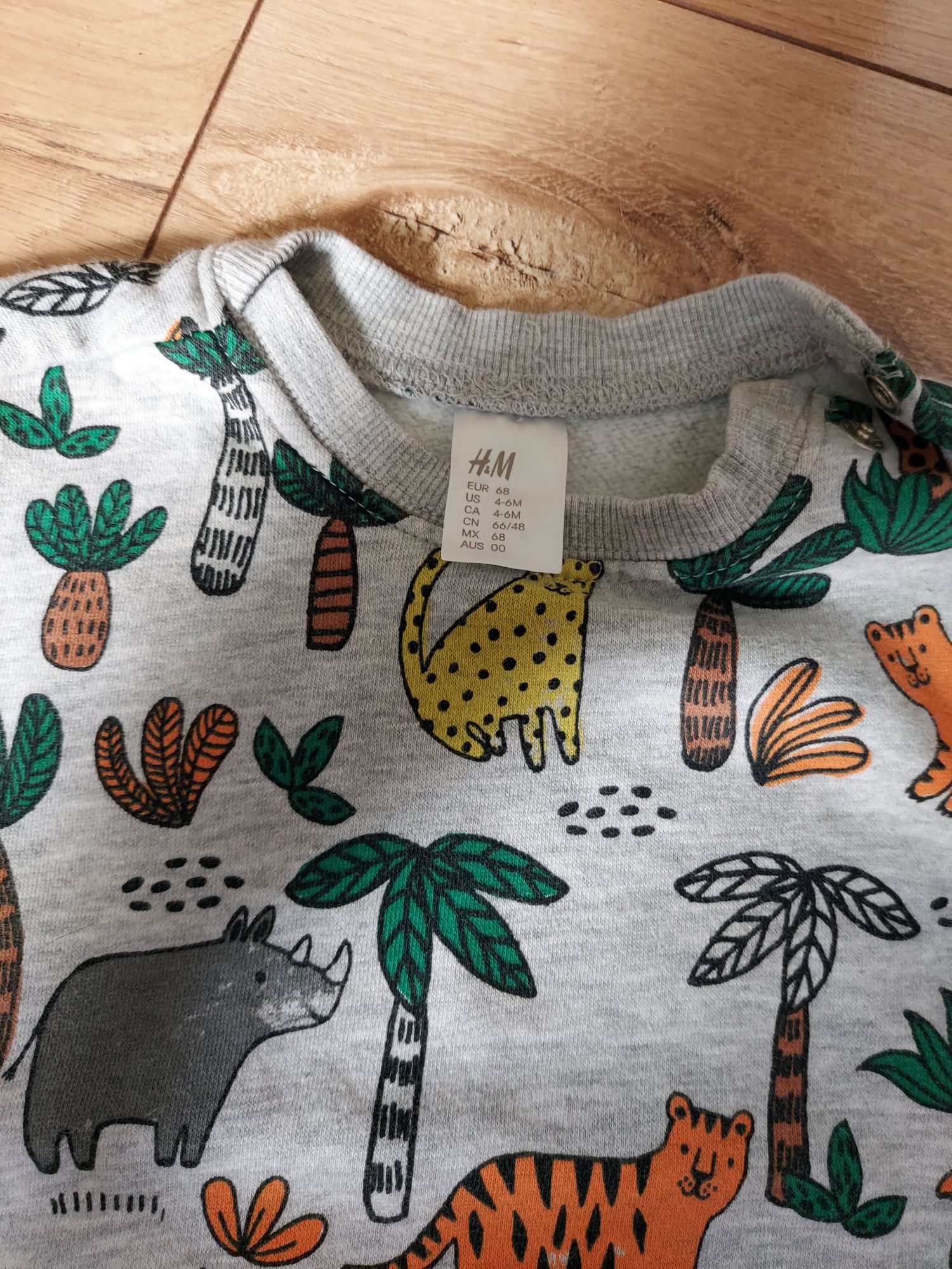 Sweterek długi rękaw H&M rozmiar 68