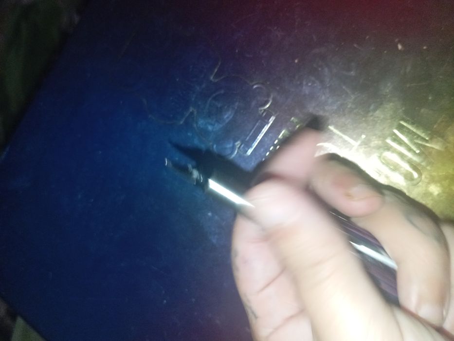 Caneta Parker sem tinta