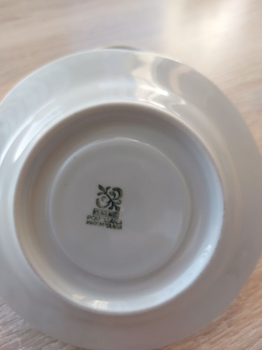 Serwis do kawy porcelana włocławek 15 filiżanek