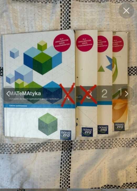 Liceum 1,2,3,4 Matematyka i język polski  Nowa Era/wsip
