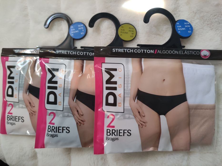 2 Cuecas algodão elástico DIM (Novo)