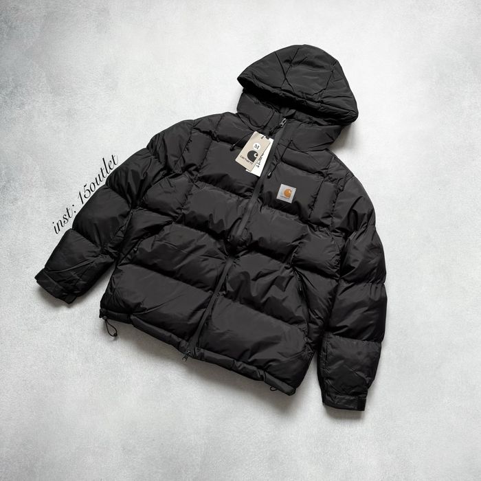 Пуховик зимовий Carhartt Куртка Зимняя Кархарт Оверсайз Дутая