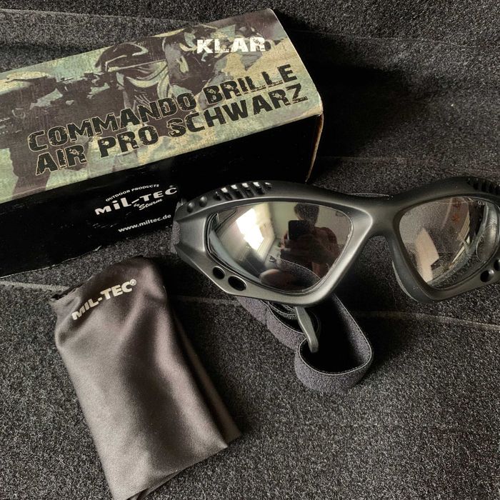Тактичні Захисні Очки (Окуляри) із чохлом Mil-Tec (15615402) Німеччина