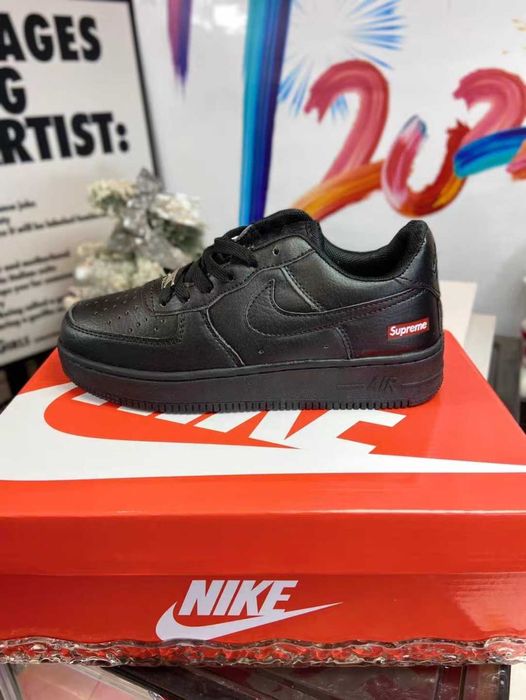 "Buty Trampki" Nike_Air_Force_1_Low_Black_R.37.5