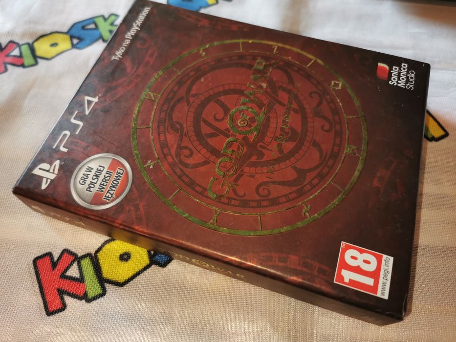 God of WAR PS4 gra Limited Edition (+ STEELBOOK, ARTBOOK) stan BDB+