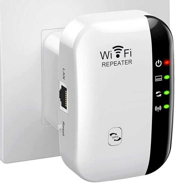 WiFi підсилювач сигналу в розетку (репітер), швидкість до 300мб/с