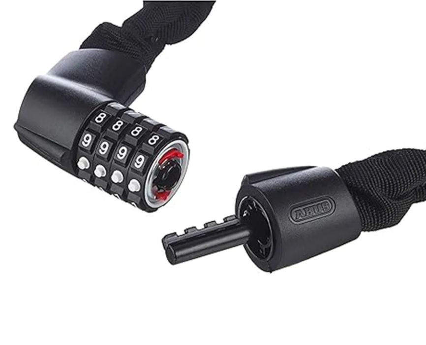 Corrente cadeado com código 85cm 100% nova para mota bicicleta trotine