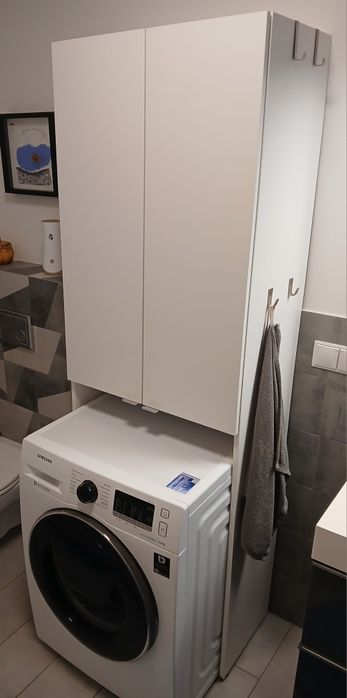 IKEA LILLANGEN (NYSJON) Zestaw mebli do łazienki łazienkowych białe