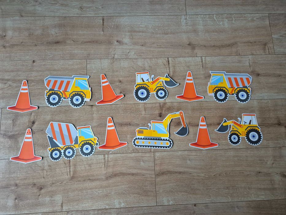 girlanda pojazdy budowlane