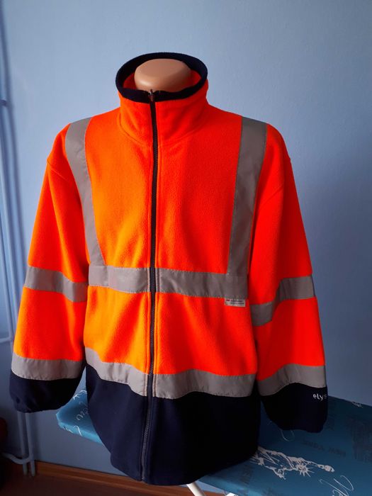 Polar ochronny odblaskowy do pracy pracowniczy, r. XL